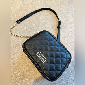 Itzy Ritzy Quilted Leather Diaper Bag Purse